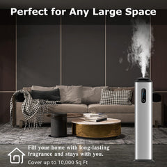 Swuvuxo large-area diffuser covers up to 10,000 sq ft for large rooms.