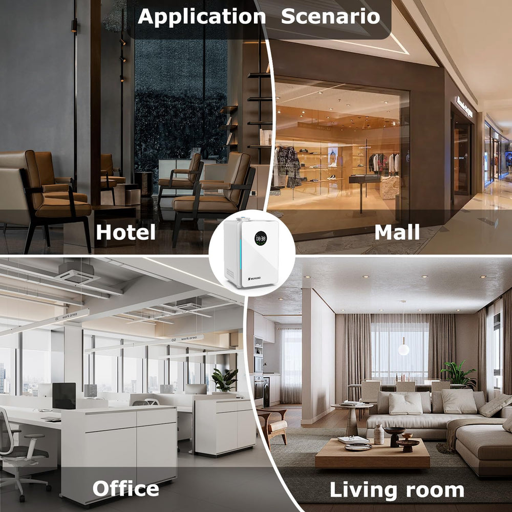 Large-room diffusion performance suitable for hotels and offices.