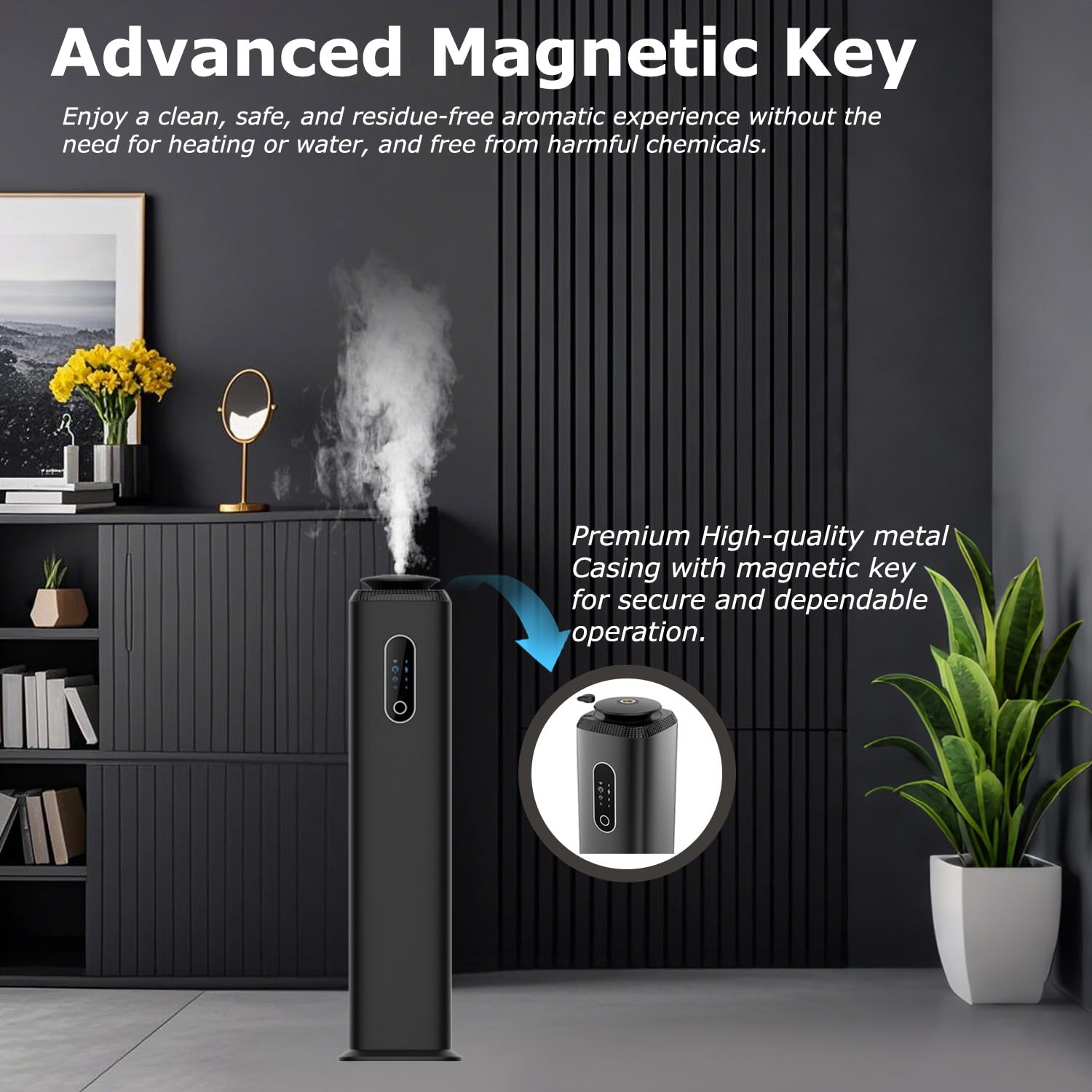 Swuvuxo Premium metal finish complements modern interior decor.