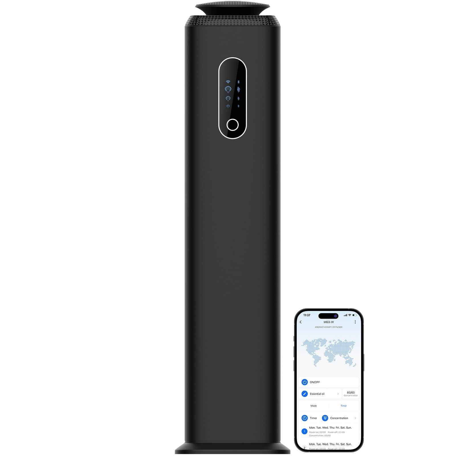 Swuvuxo Tower Diffuser 1000ml delivering consistent fragrance for large spaces.