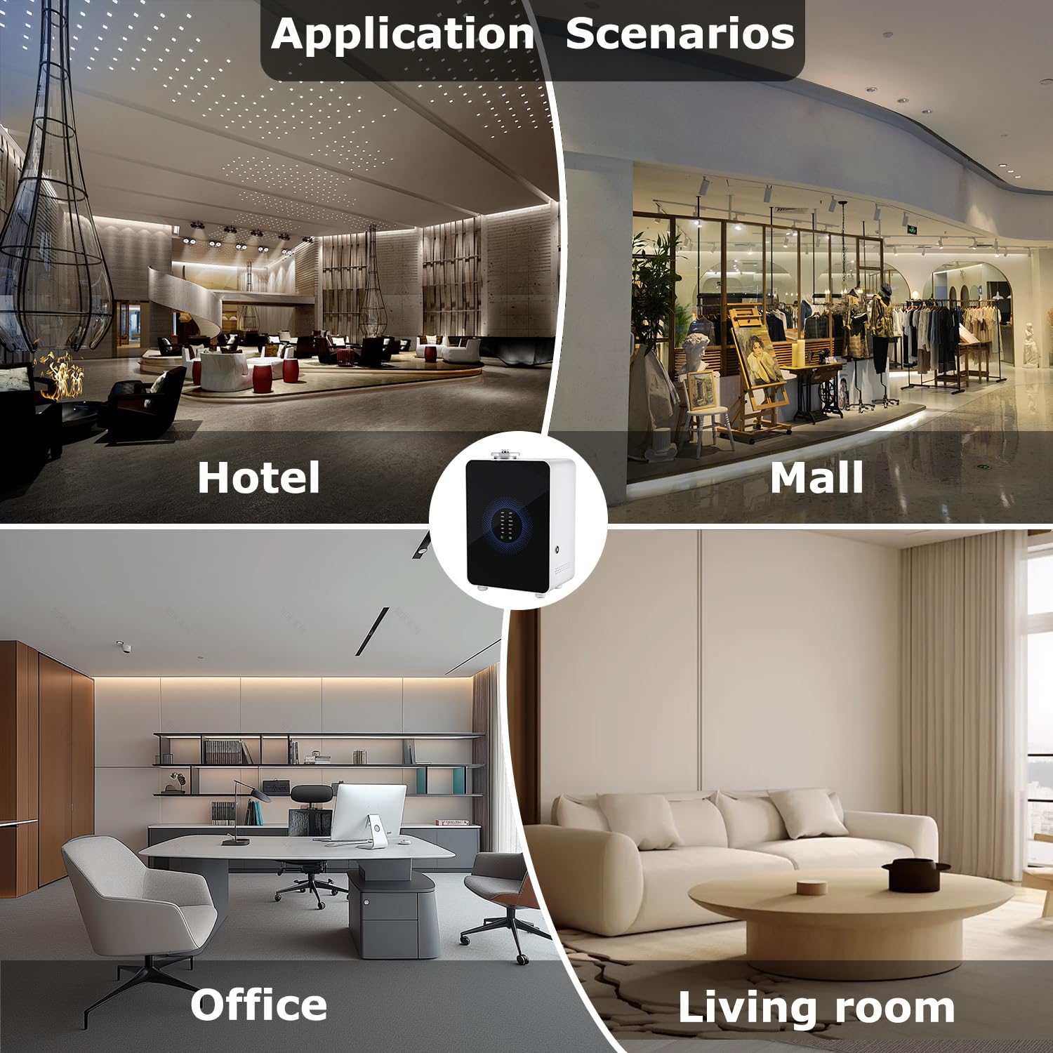 SWUVUXO wide-area fragrance coverage suitable for homes, offices, hotels