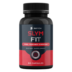 SWYCH SLYM FIT bottle front showing daily metabolism support and energy