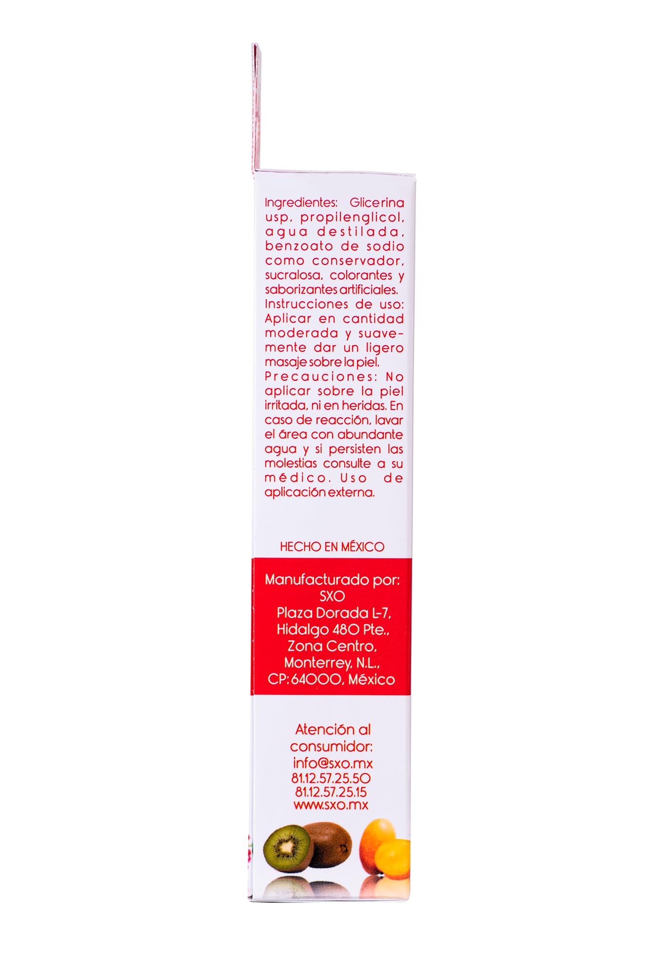 SXO Piña Colada oil closeup shows silky, water-soluble consistency.