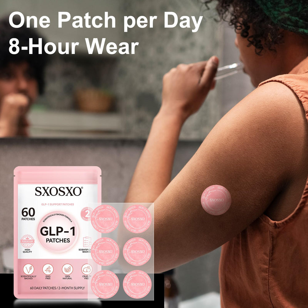 SXOSXO GLP-1 Patches fit into daily activities like commuting and workouts