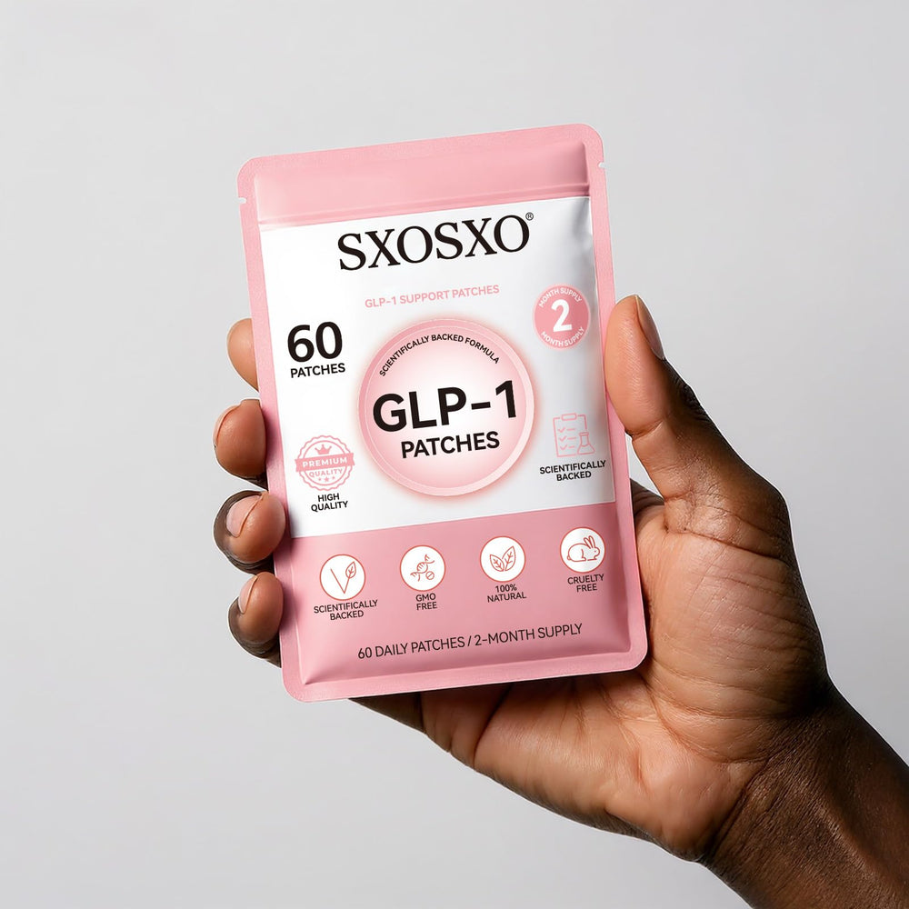 SXOSXO GLP-1 Patches contain berberine pomegranate cinnamon and B complex
