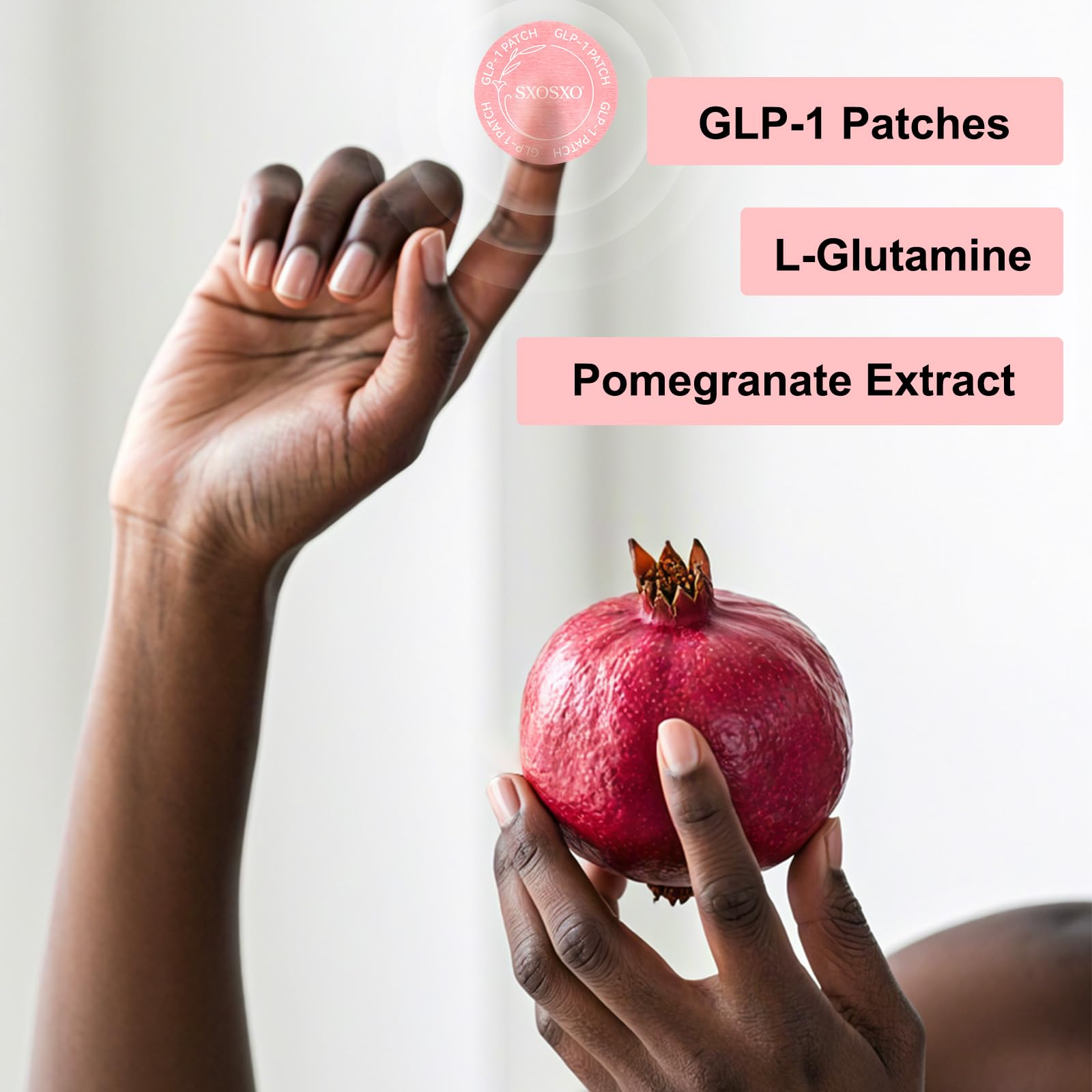SXOSXO GLP-1 Patches packaging includes a 60-count pack