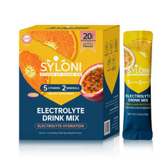 Syloni Electrolytes Packets collection, convenient hydration option for active days.