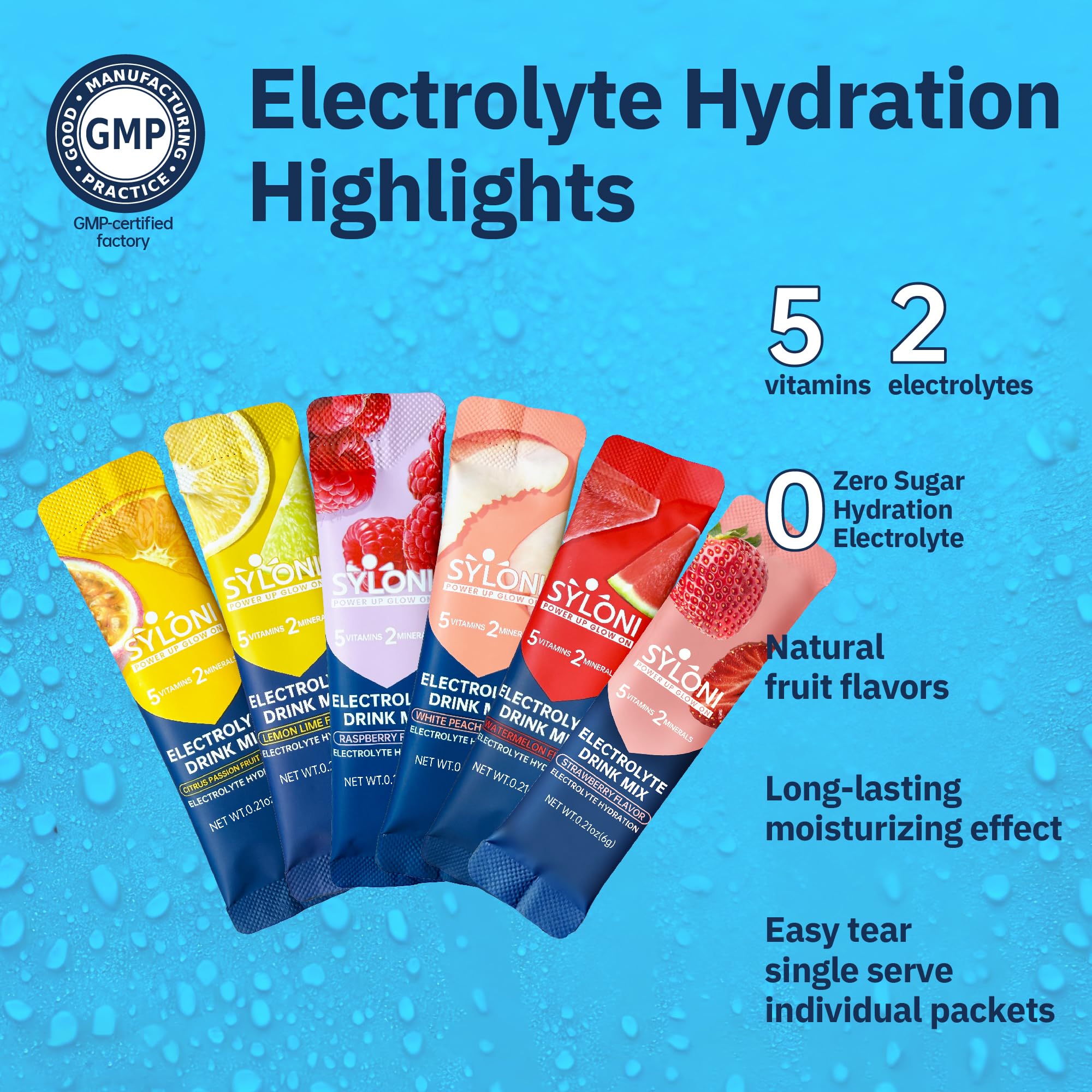 Syloni electrolytes sticks mixed flavors pack offers variety for exploration