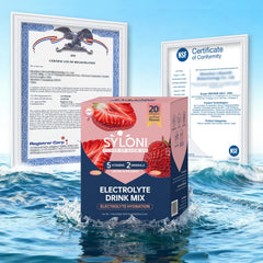 Syloni Electrolytes Strawberry stick supports daily hydration with essential electrolytes.