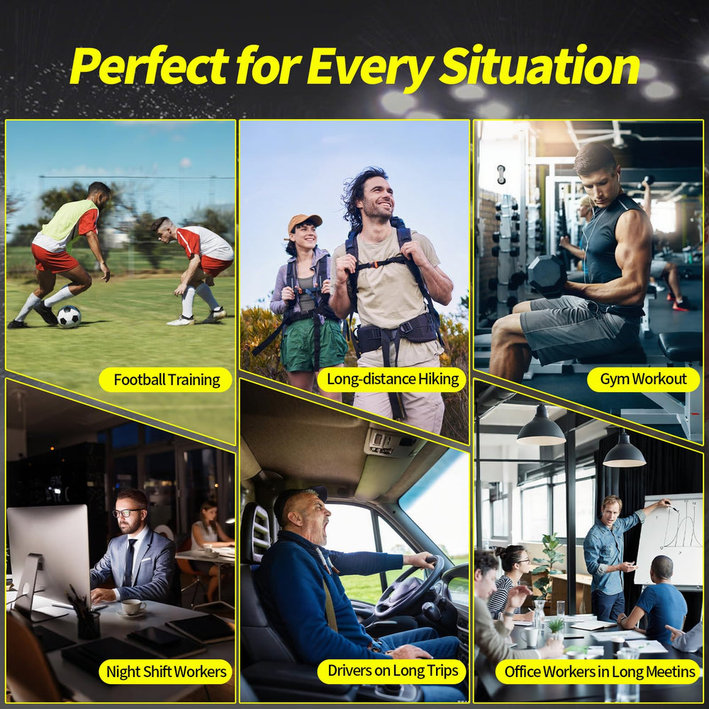 Sylvirene on-the-go usage fits gym, car, or office breaks