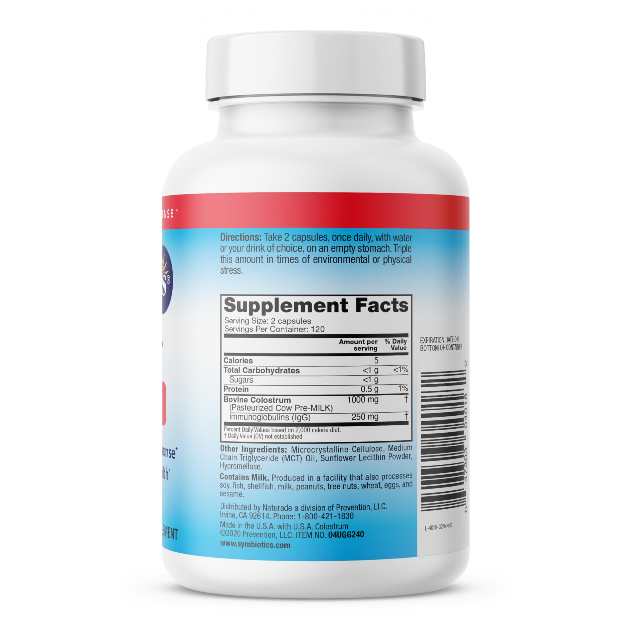 Symbiotics Colostrum supports digestive comfort and gut balance