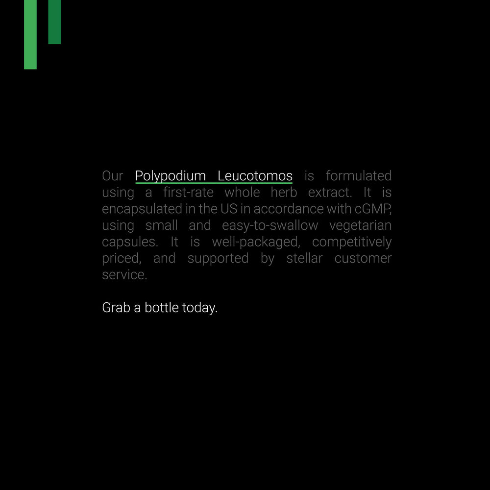 SYMNUTRITION Polypodium Leucotomos product box conveys quality and transparency.