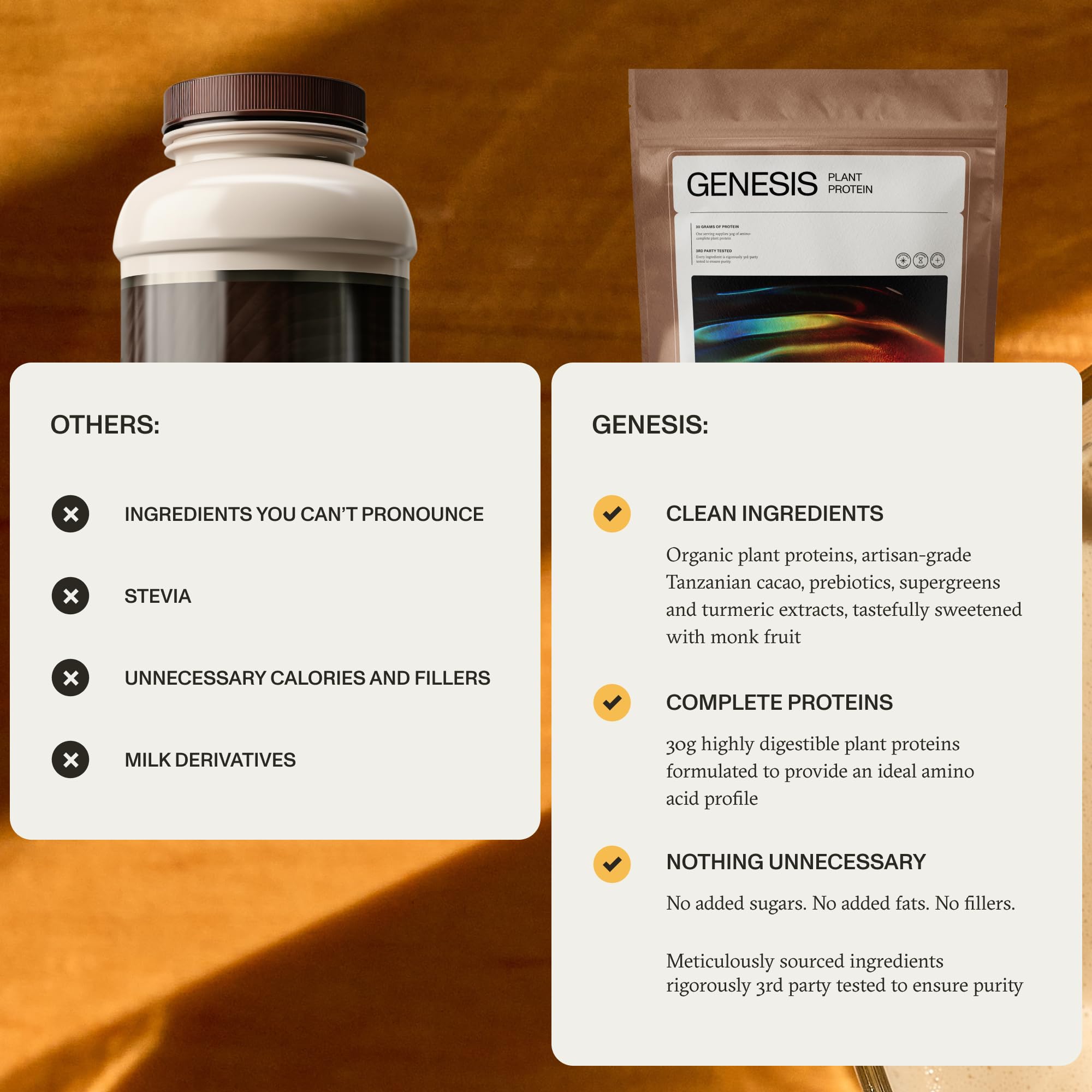 Genesis chocolate protein shake cup ready for on the go energy.