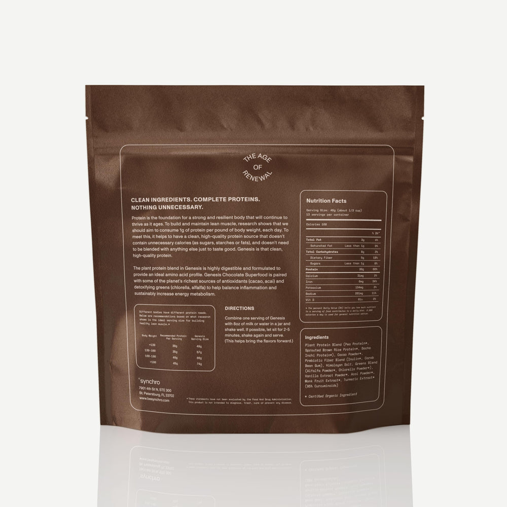 Genesis protein scoop closeup for precise serving portions.