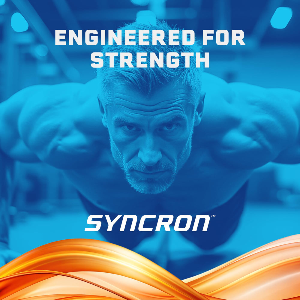 Syncron six pack on shelf conveys convenience and flavor variety