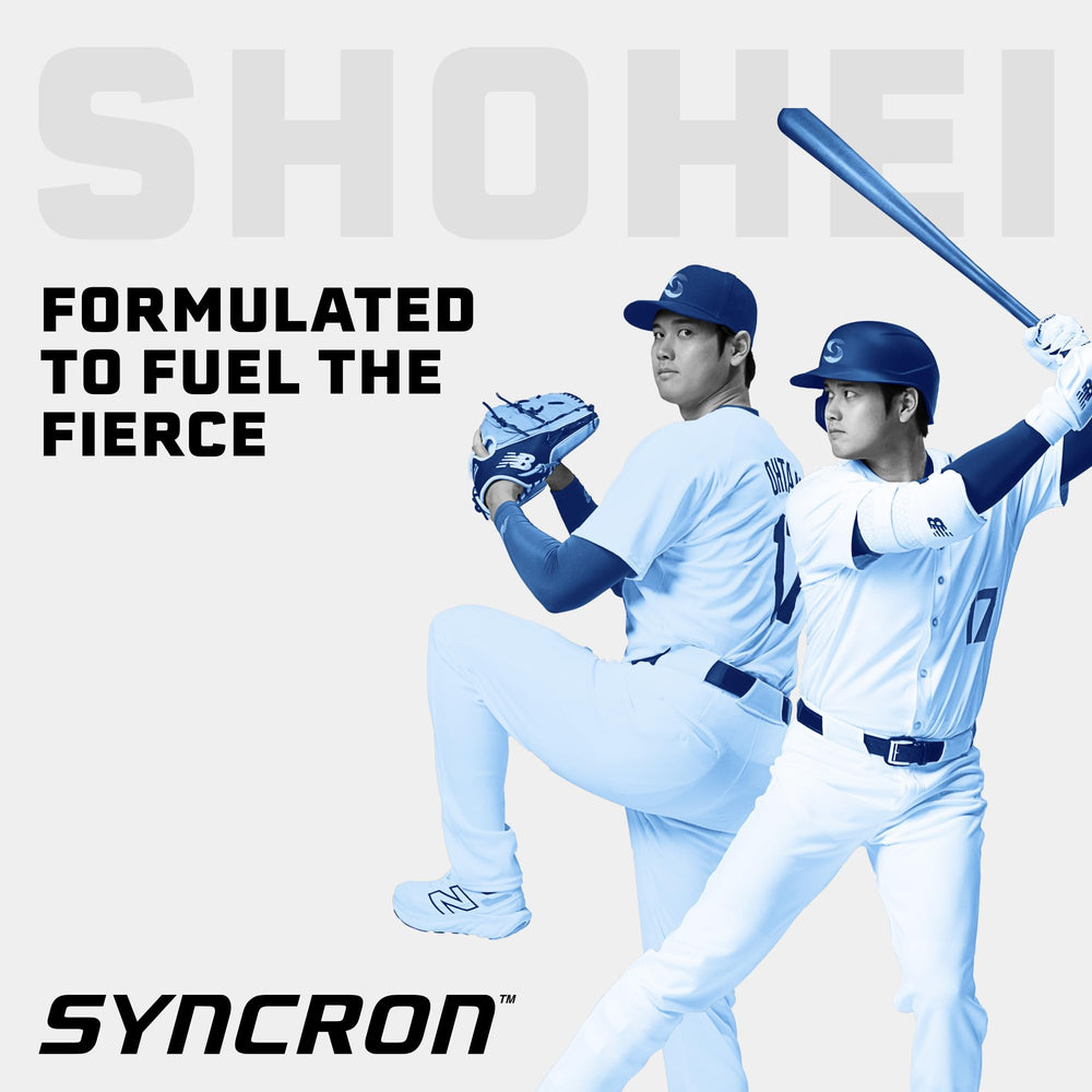 Syncron six-pack packaging offering convenient post-workout hydration.