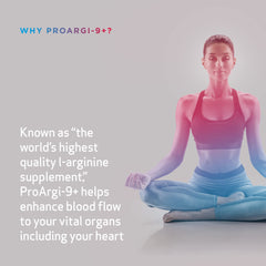 Synergy ProArgi-9 Plus bottle shown for easy daily supplementation.