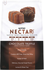 Syntrax Nectar Sweets Chocolate Truffle bottle, convenient protein boost