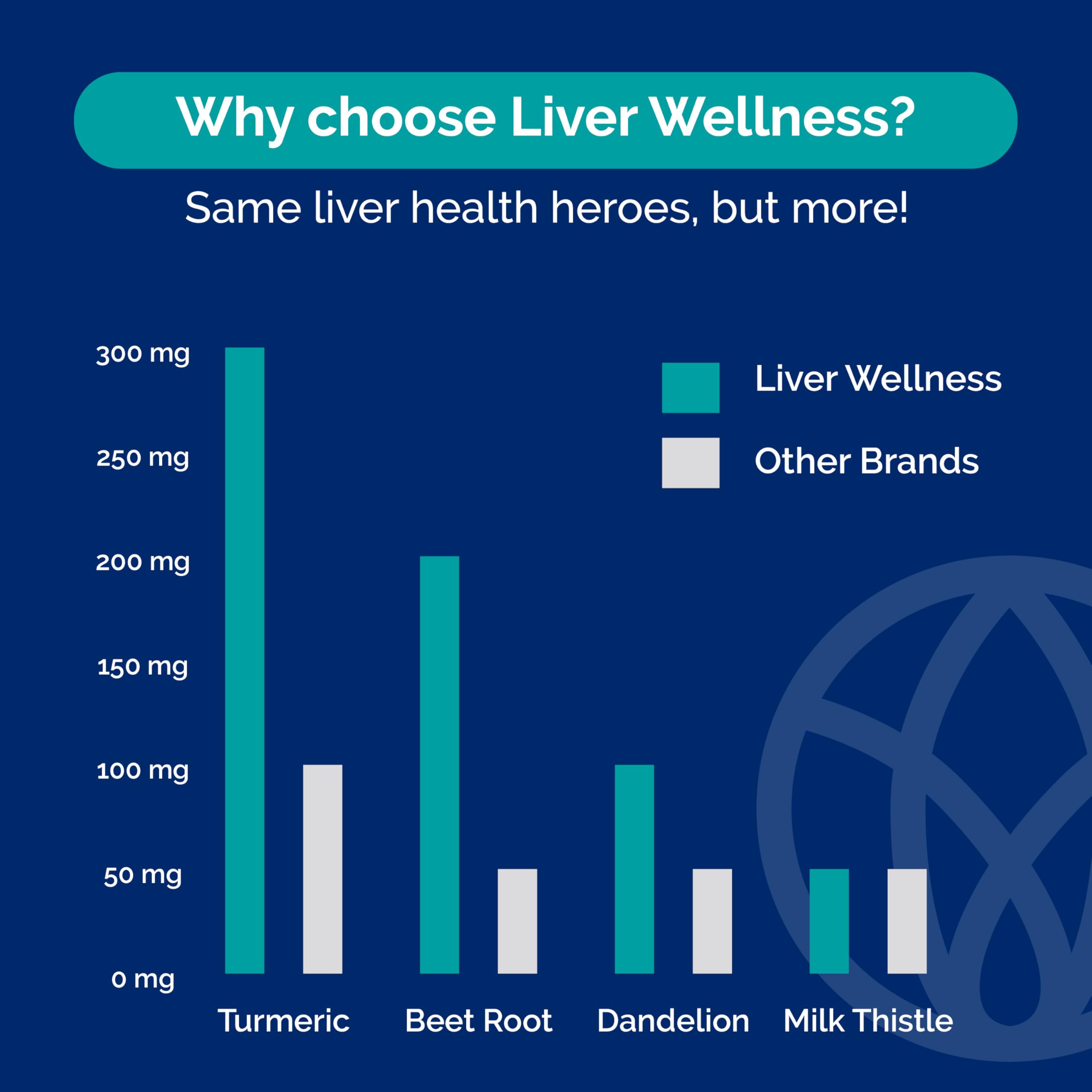 SYNVITE Liver Wellness bottle close up on dandelion root components