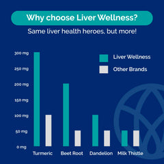 SYNVITE Liver Wellness bottle close up on dandelion root components