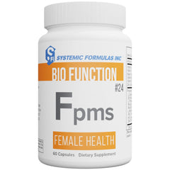 Systemic Formulas FPMS bottle pour with 60 capsules for daily PMS support