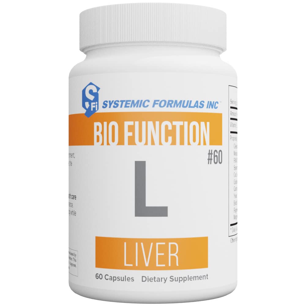 Systemic Formulas L bottle cap showing liver support and gallbladder balance