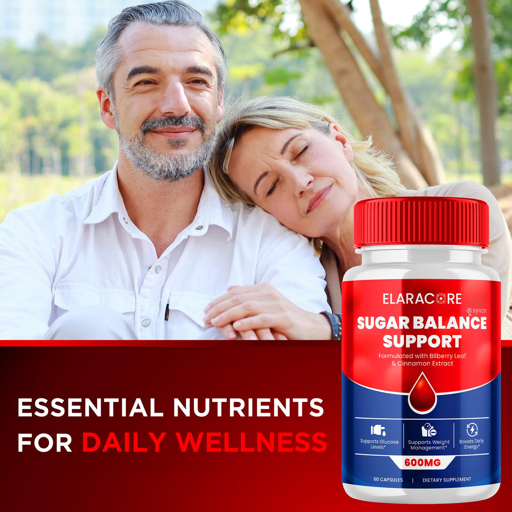 Syvor Elara Core front packaging emphasizes all-natural balance support.