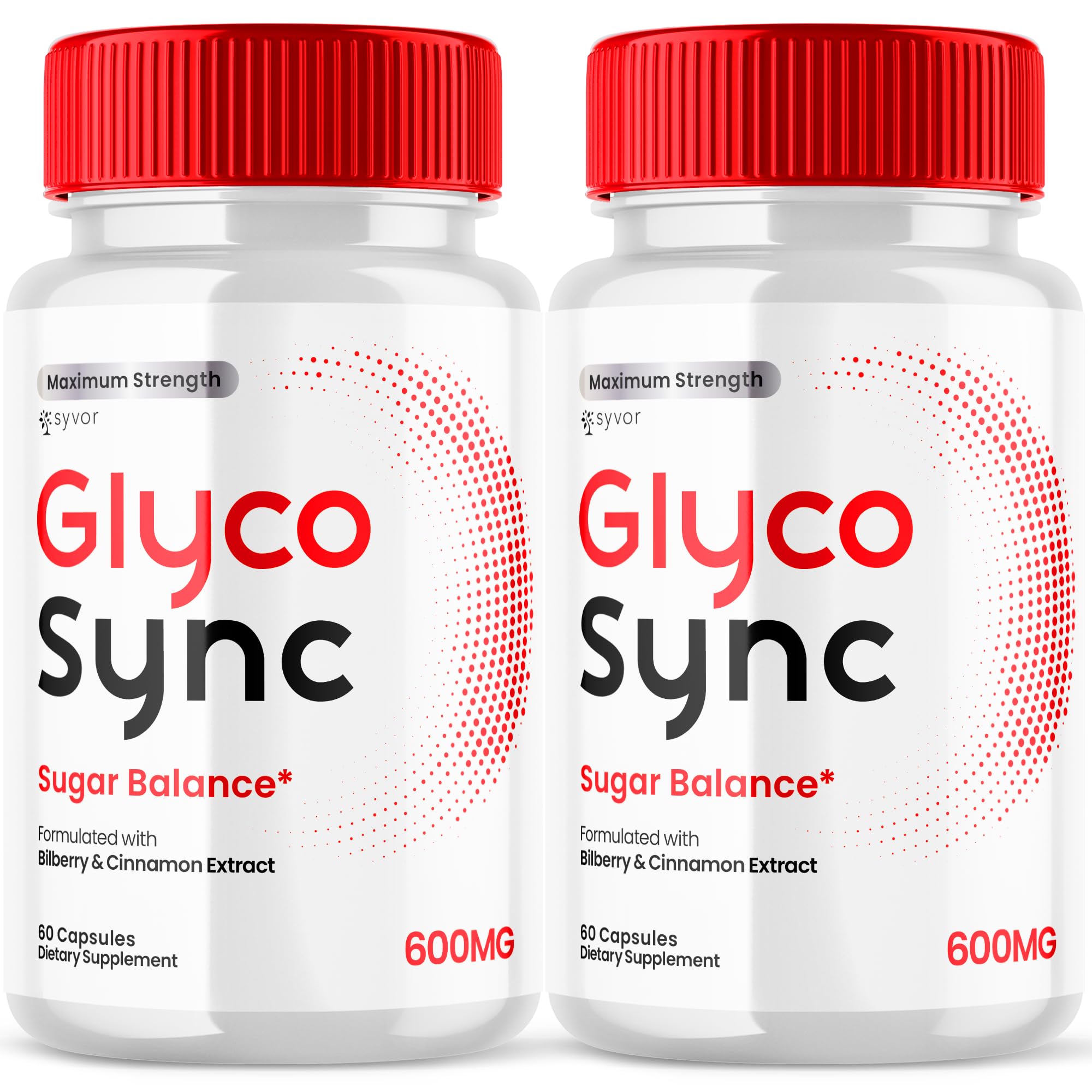 Syvor Glyco Sync Balance bottle for easy daily supplementation.