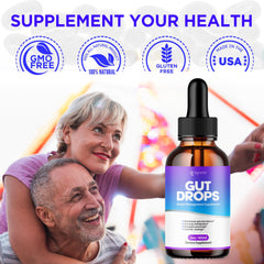 Syvor Gut Drops serving cup showing daily intake