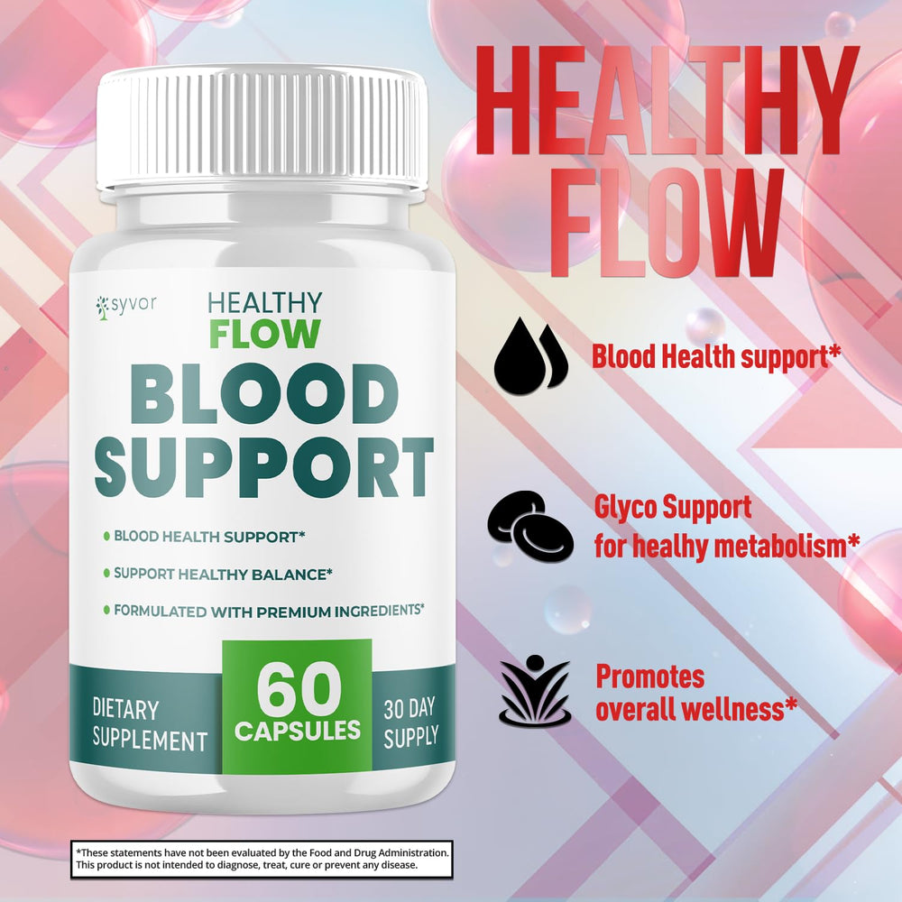 Syvor Healthy Flow pour shot showcases convenient daily capsules.