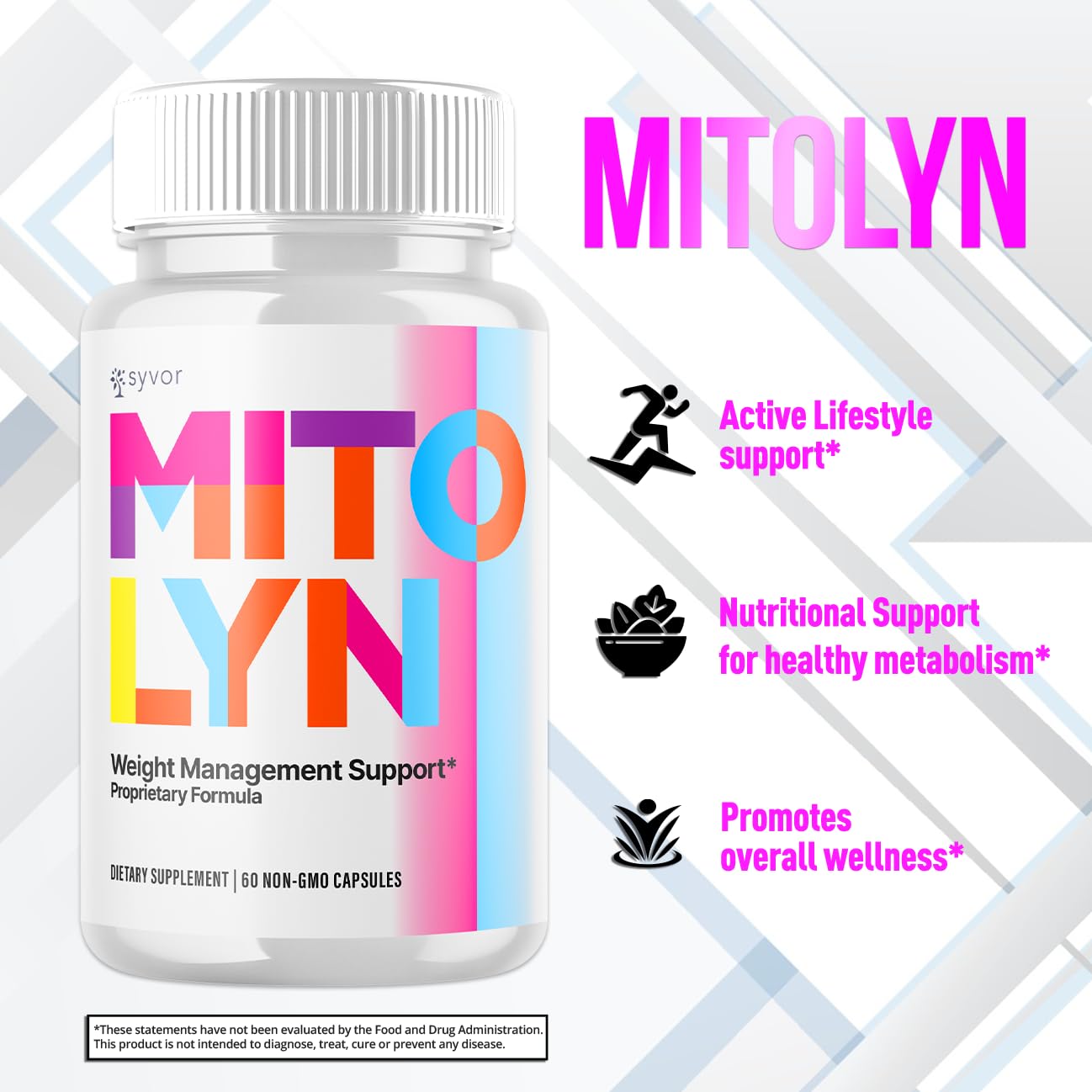 Syvor Mitolyn active-lifestyle image suggests sustained energy during workouts.