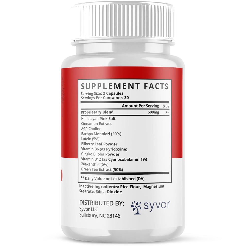 Syvor NeoGluco capsules visible in a clear container for transparency and trust.