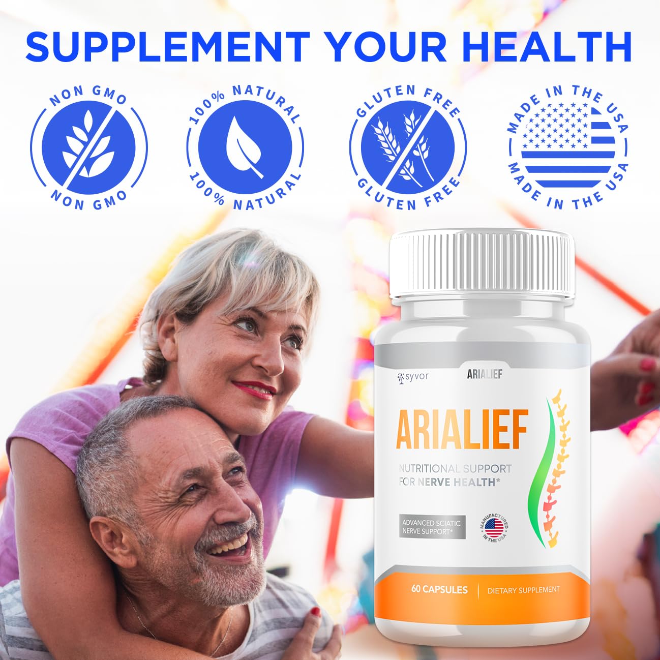 Nerve health capsules shown in a scene highlighting everyday routine.