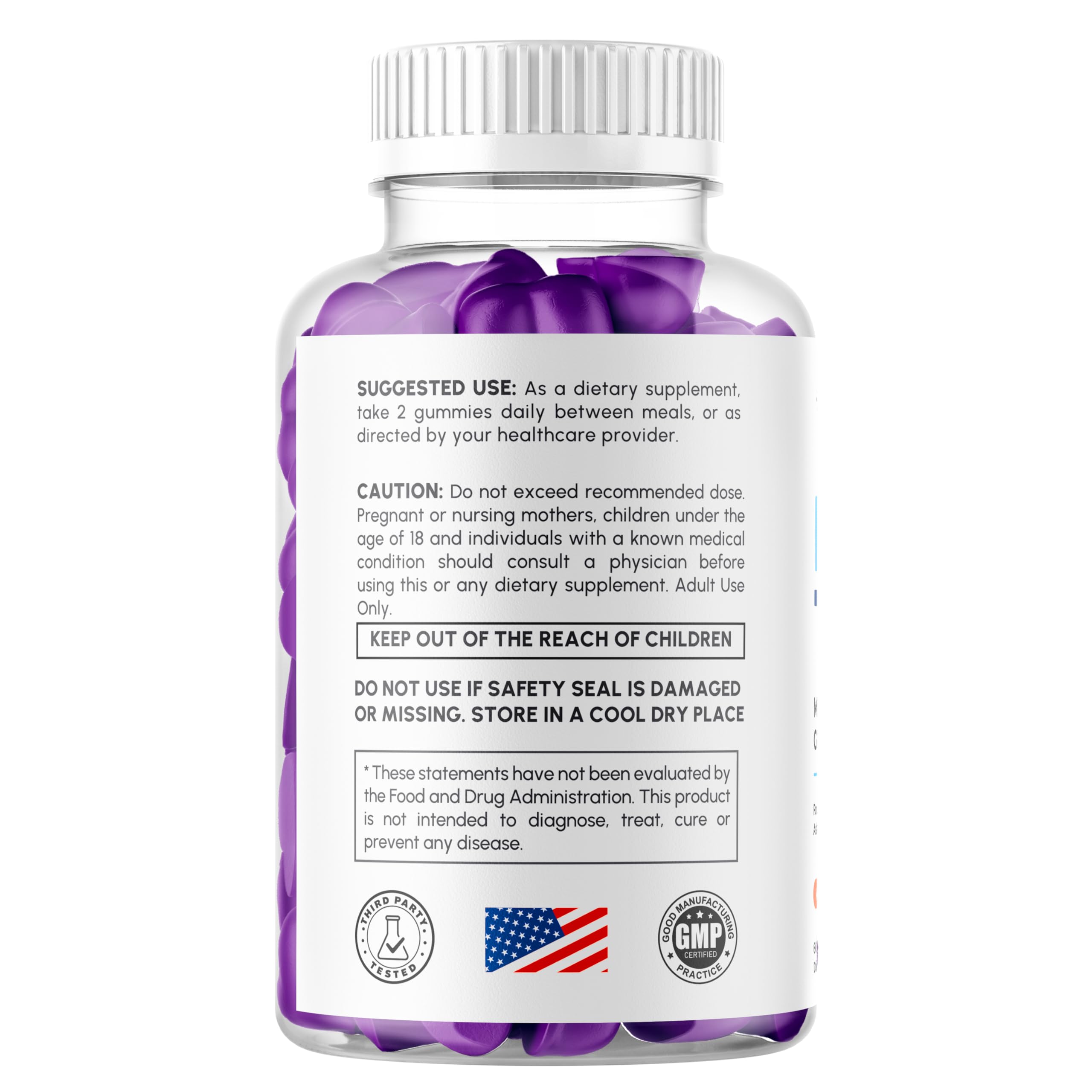 Syvor Primo TRT Gummies multicolor gummies in jar look appetizing.
