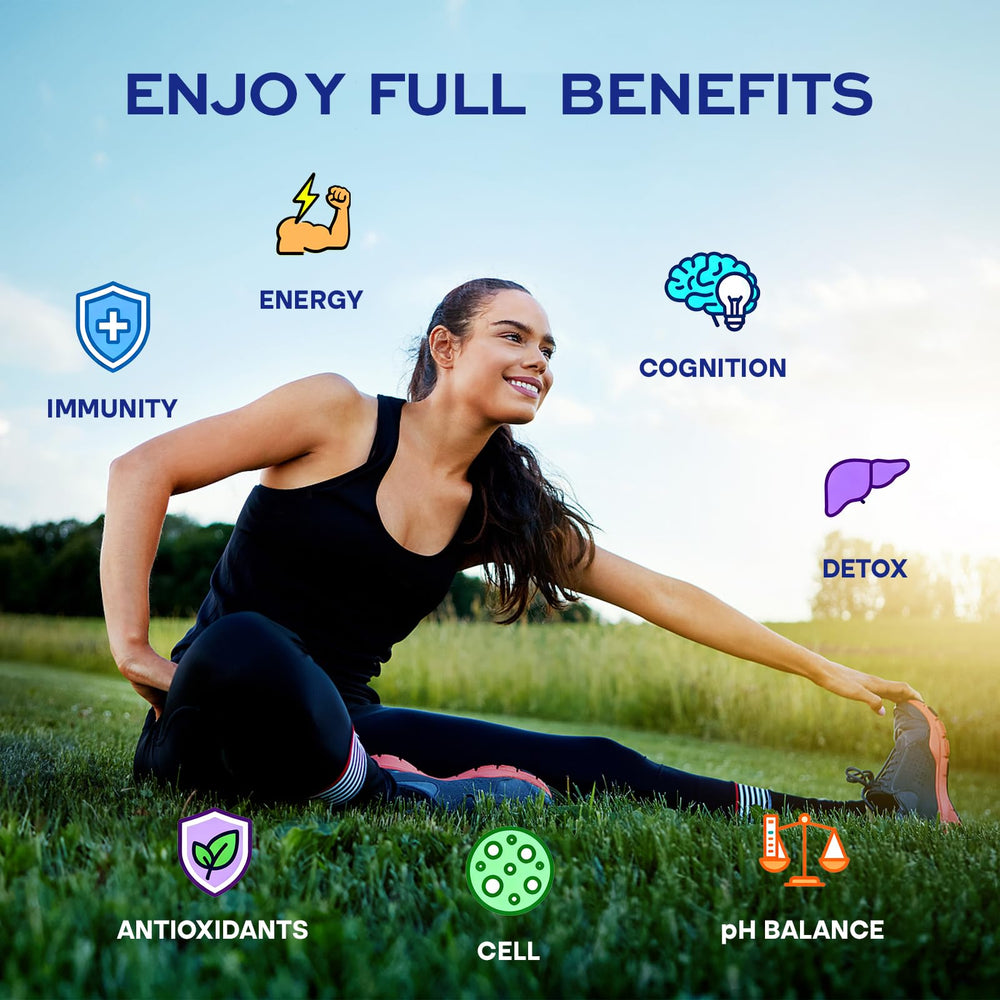 SYZY GENICS detox and pH balance focus for a balanced internal environment.