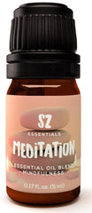 Sz Essentials Meditation bottle close-up for mindful calm