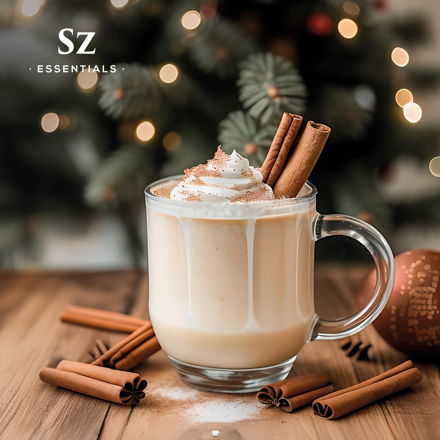 Sz Essentials Peppermint Mocha coffee CO₂ note adds depth for a balanced aroma.