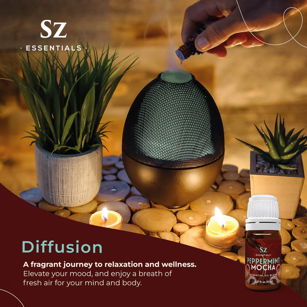 Sz Essentials Peppermint Mocha vanilla absolute adds soft sweetness and depth.