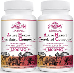 SZCZEKIN 1500mg liposomal softgels bottle for daily immune support.