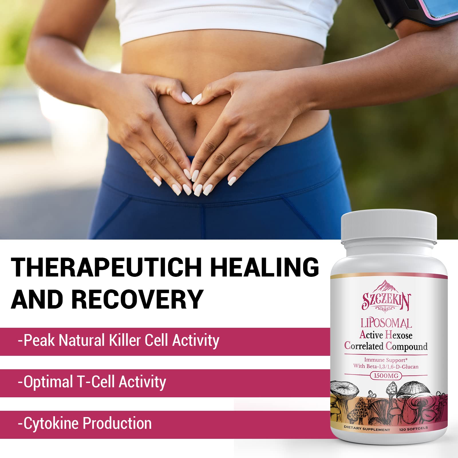 SZCZEKIN liver function support visual implying overall wellness balance.