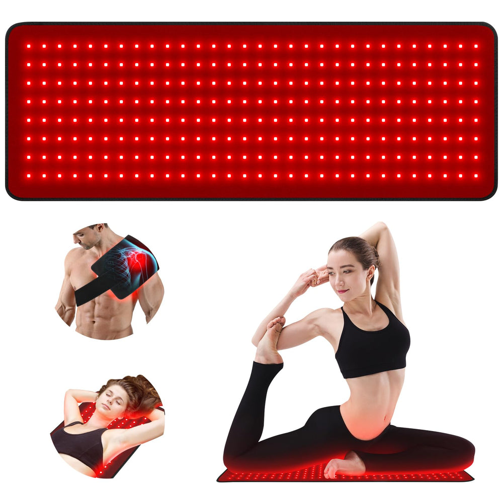 SZDGGZ red light therapy pad front view showing full body coverage
