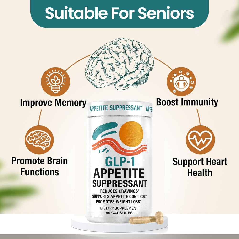 Hand holding the T-MODE GLP-1 bottle in a mindful wellness moment.
