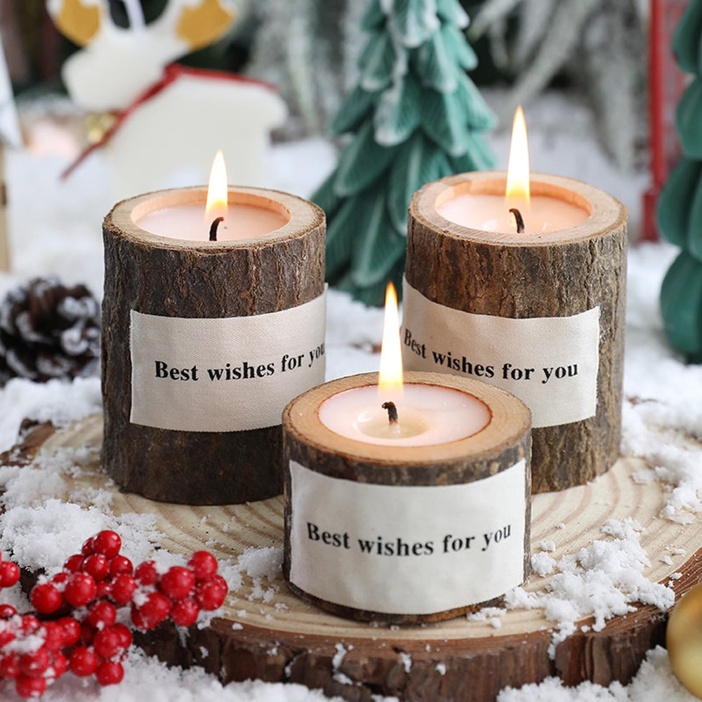 T-shin natural soy wax candle burns cleanly with minimal smoke.