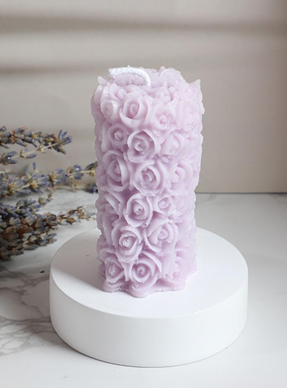 T-shin Valentines/Wedding prop candle enhances romantic setups.