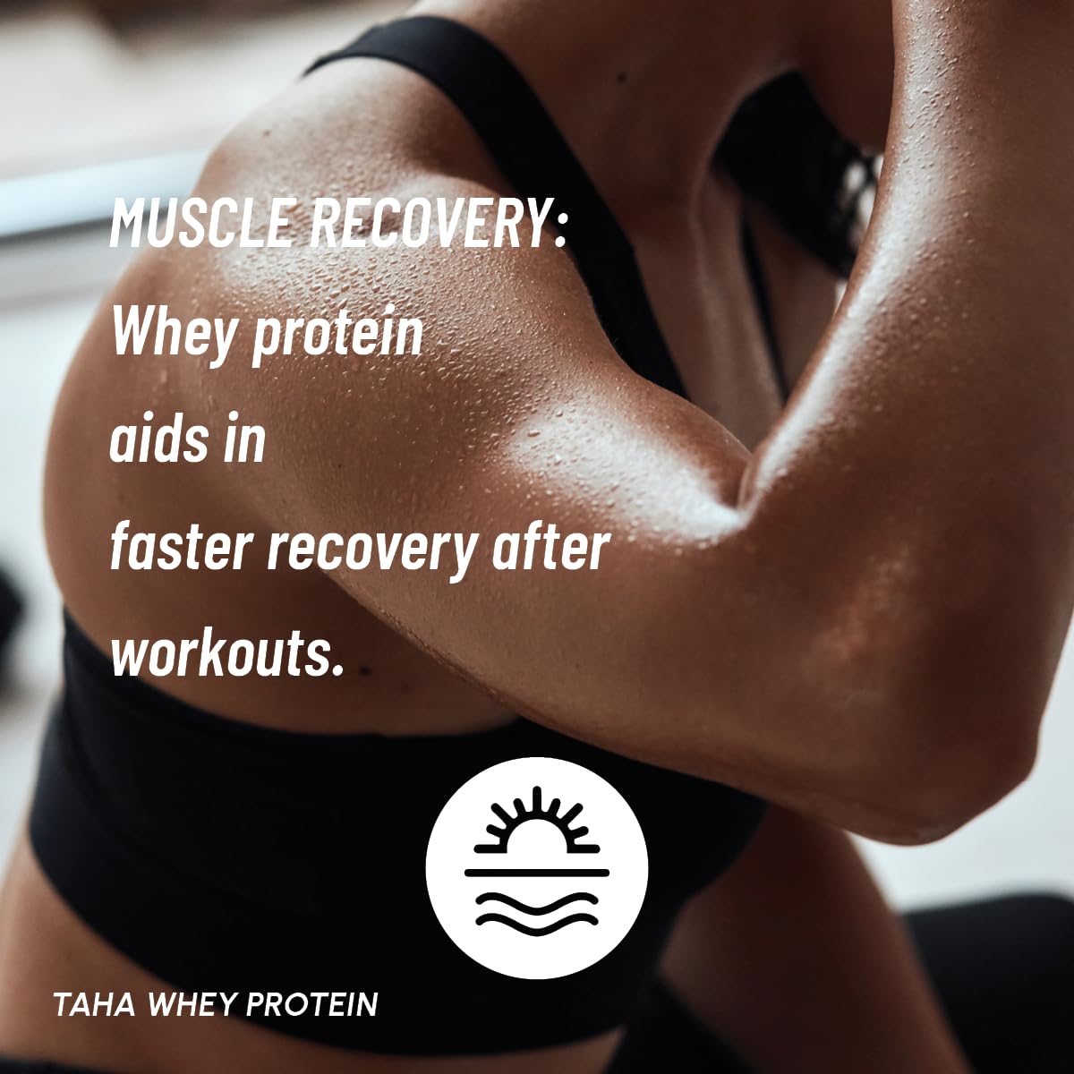 Smooth chocolate whey shake made with Taha protein