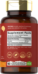 Tahoe Nutritionals citicolina 500 mg en botella, toma diaria práctica.