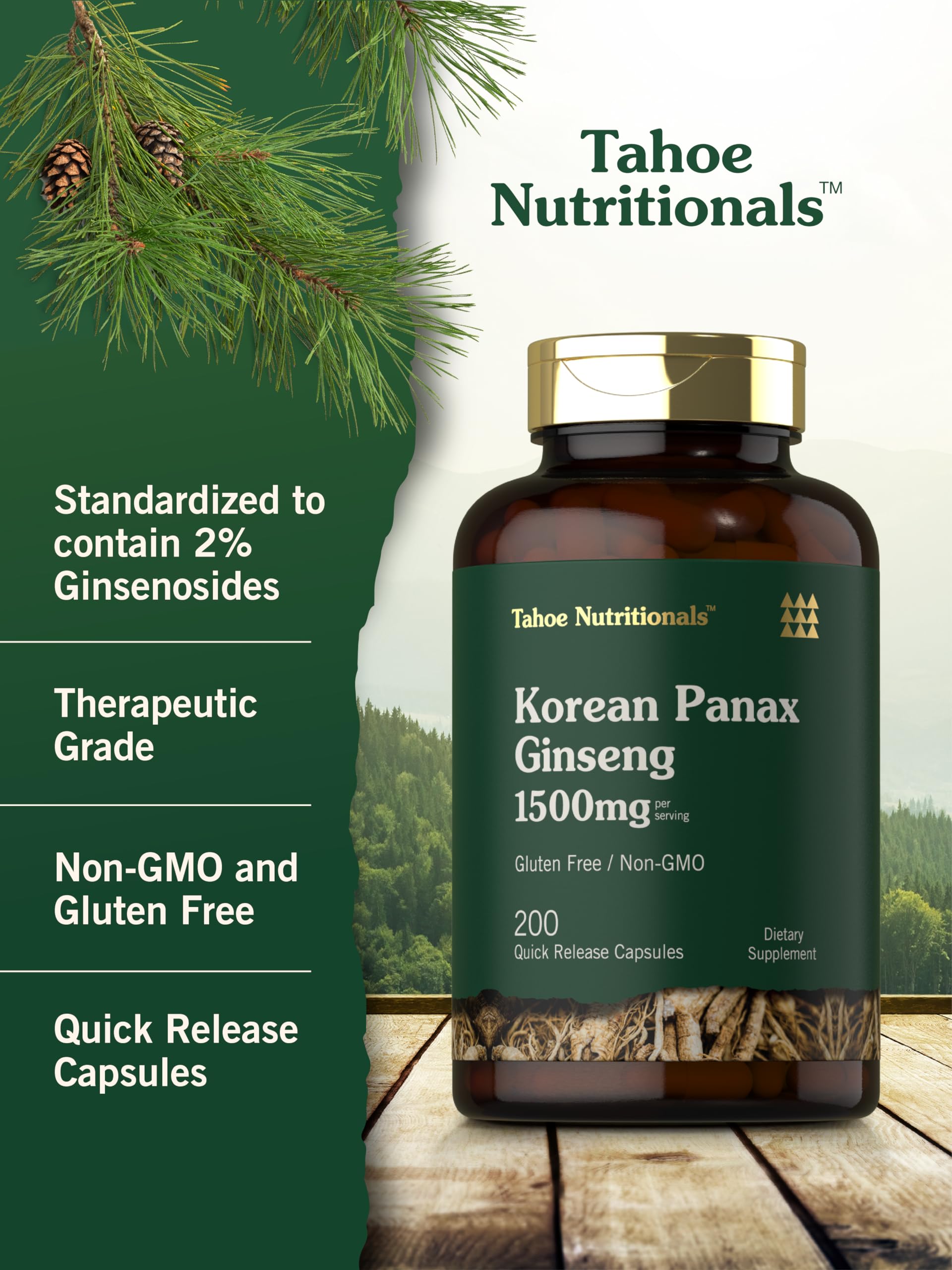 Tahoe Nutritionals lab-tested ingredients certification demonstrates quality.
