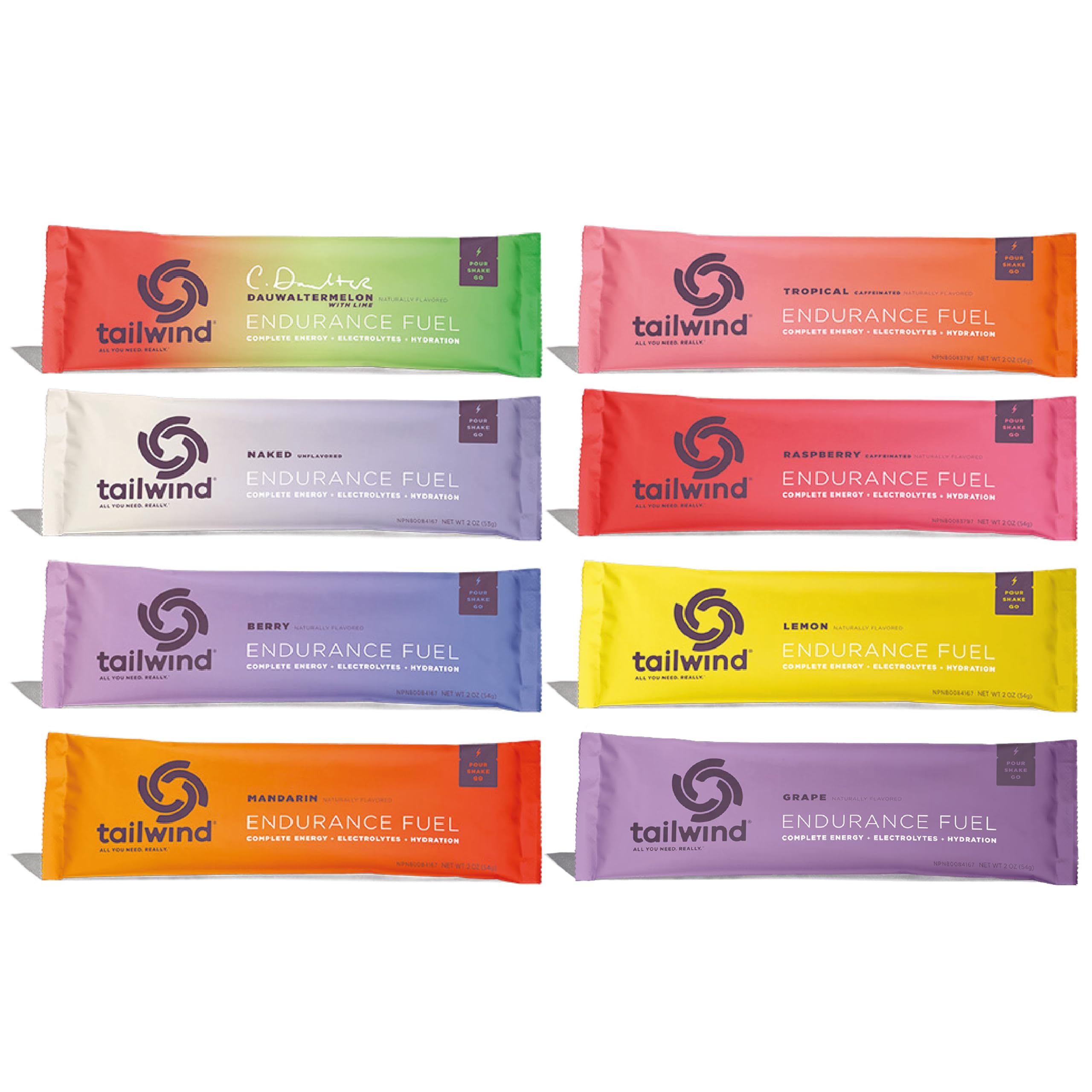 Tailwind Grab-and-Go Endurance Fuel cola flavor for steady hydration and quick energy