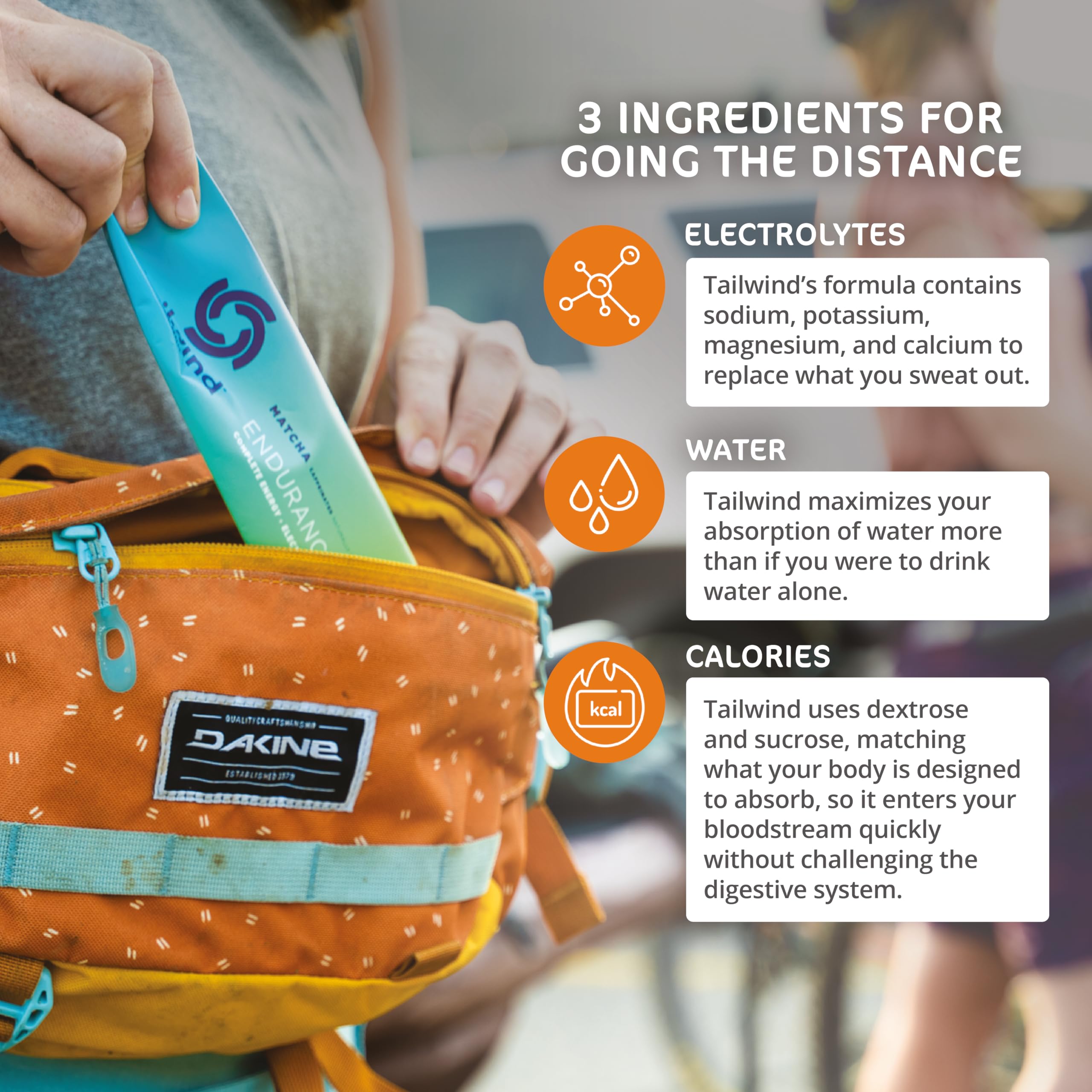 Tailwind Mandarin Orange endurance mix for refreshing hydration during workouts