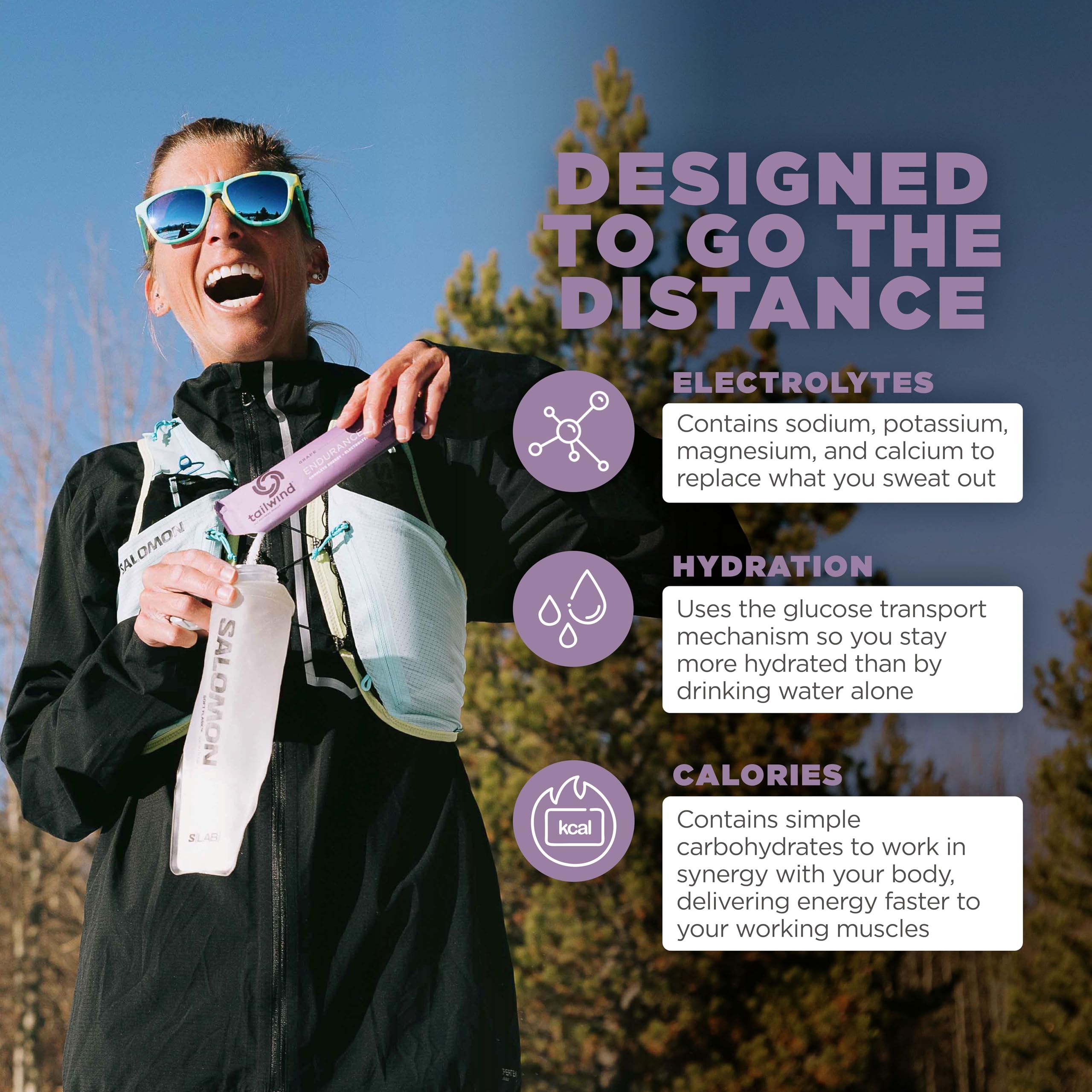Tailwind Endurance Fuel pouring into water for quick energy during rides